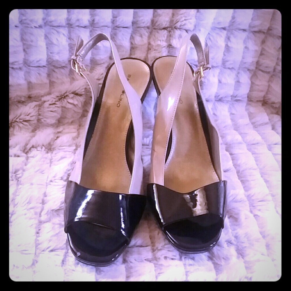 Bandolino Peep Toe High Heels